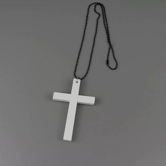 Black & White Cross Sweater Chain