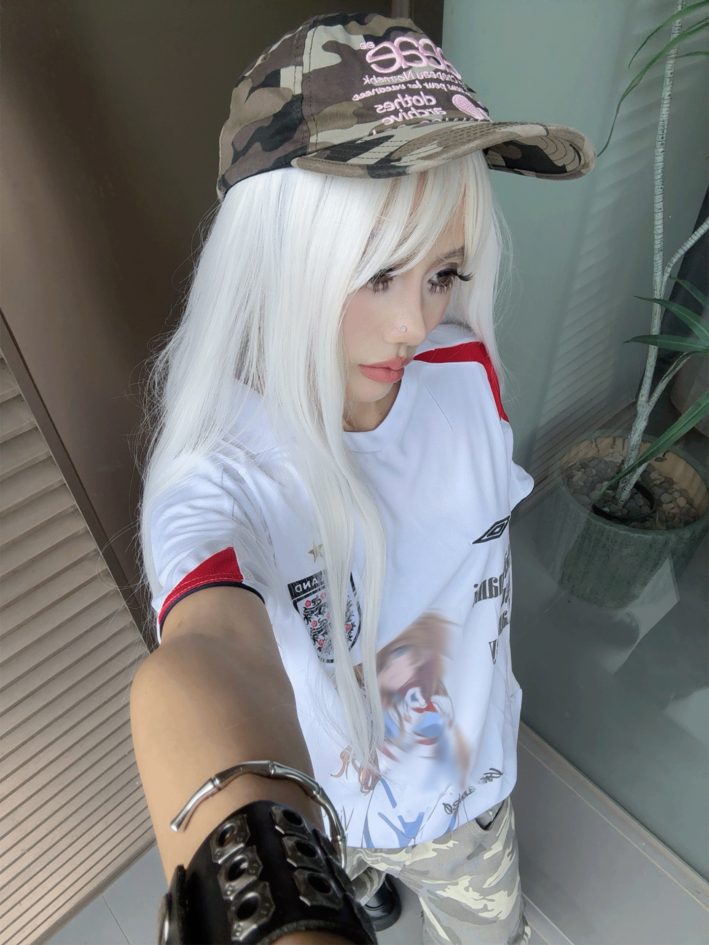 Ancient Japan | "2D Subculture" White/Red Polo Jersey (Kitchen Exclusive)
