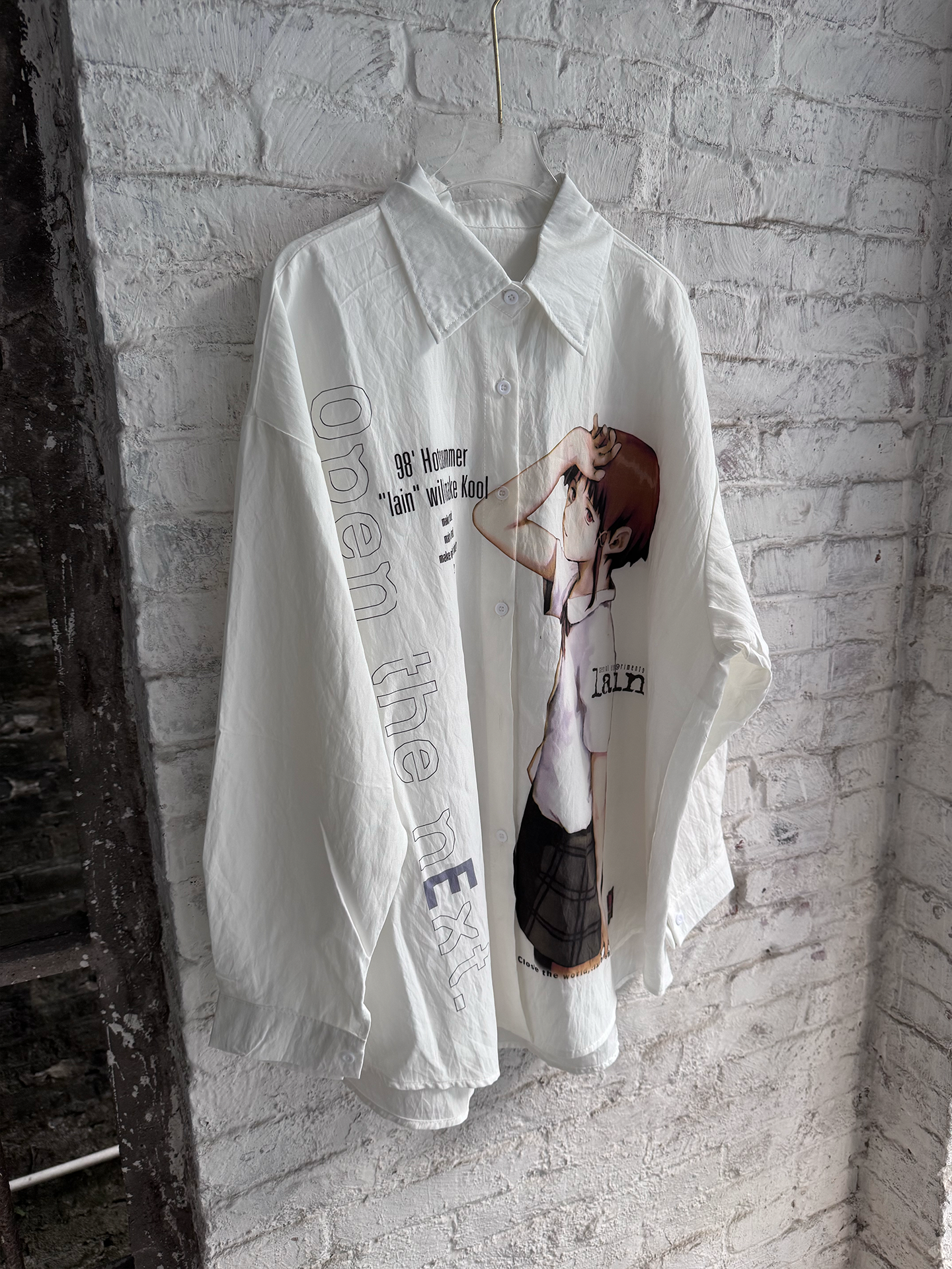 LAIN Ringtone | "Dark Melancholy" Avant-Garde Shirt (Yohji Style)
