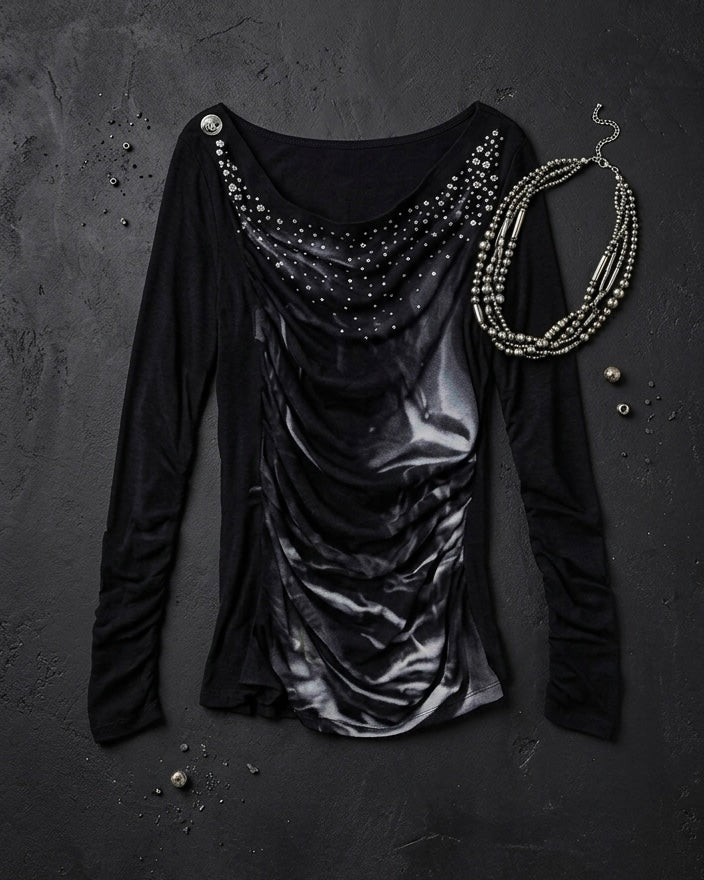 Vintage Vibe Asymmetrical Tee