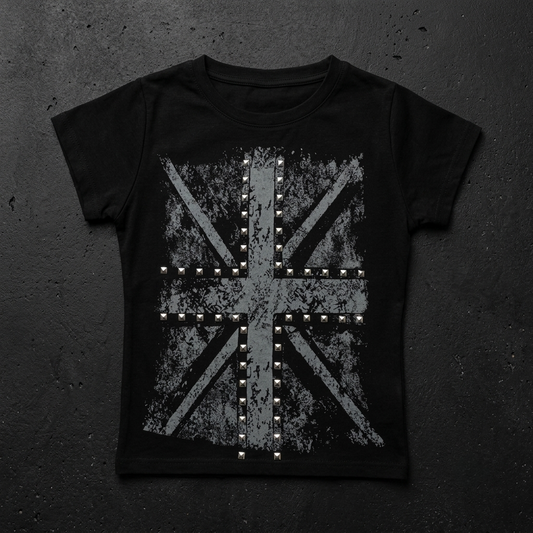 Vintage Harajuku Rhinestone Cross Tee