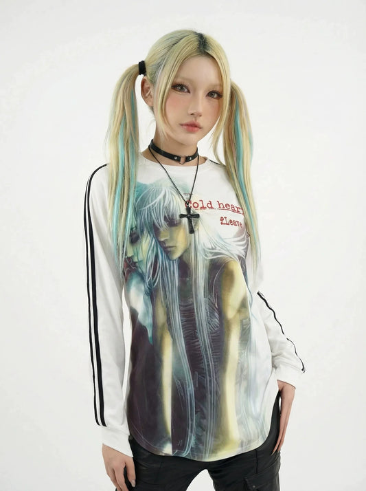 WEBBAR Original "Y2K Avatar" Heavyweight L/S Soccer Jersey No.138-D