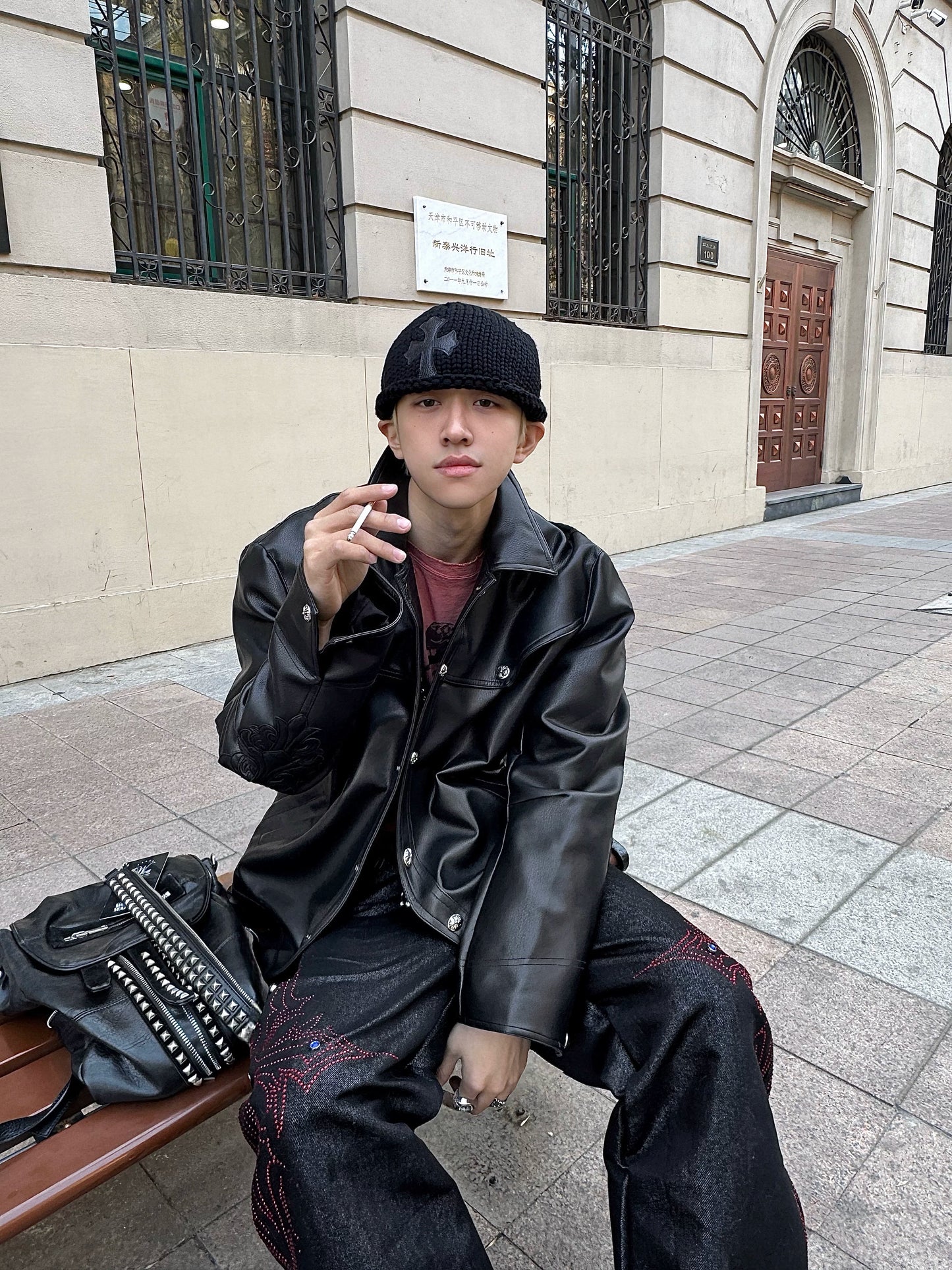 ROLLINGMONEY 26SS "Diamond 10" Glitter Baggy Jeans