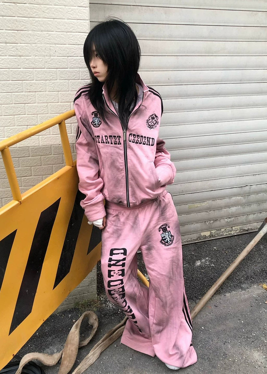 Y2K Alt Aesthetic Oversized Sweatsuit