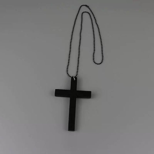 Black & White Cross Sweater Chain