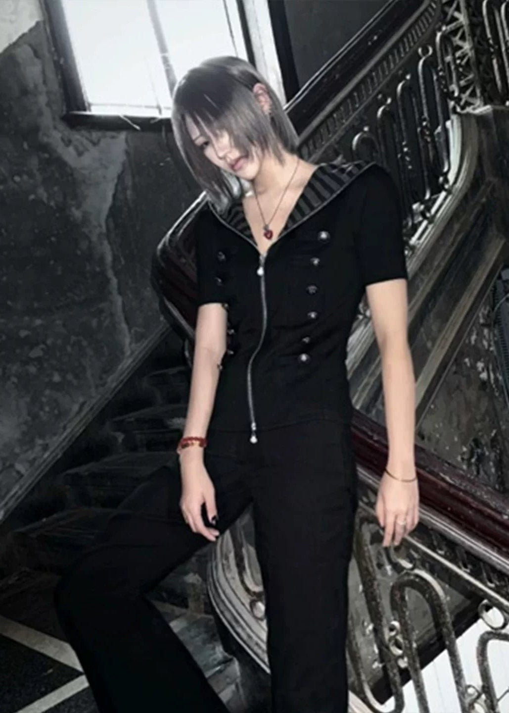 Neo-Napoleon Cropped Hoodie