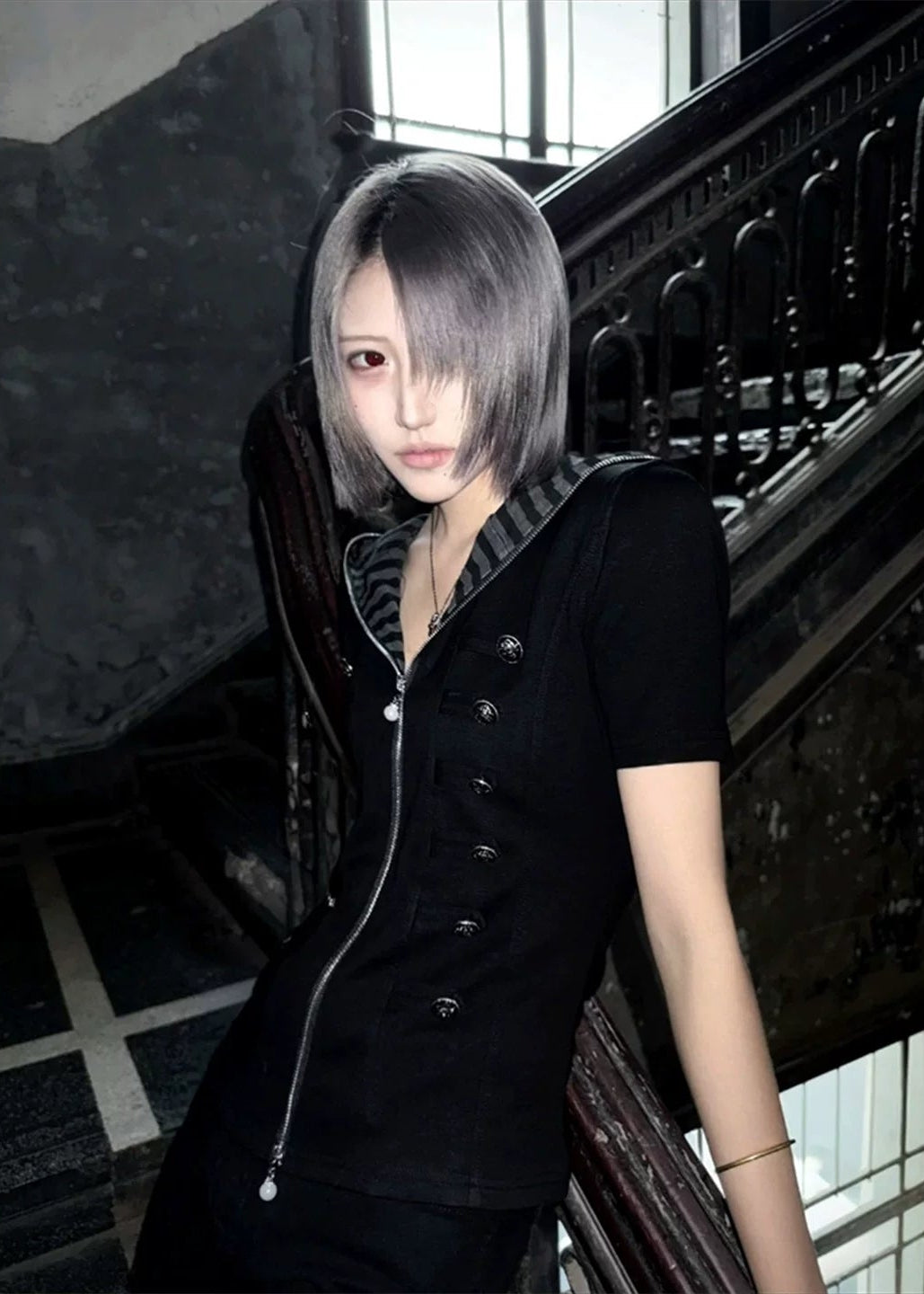 Neo-Napoleon Cropped Hoodie