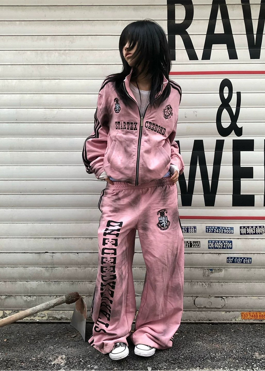 Y2K Alt Aesthetic Oversized Sweatsuit