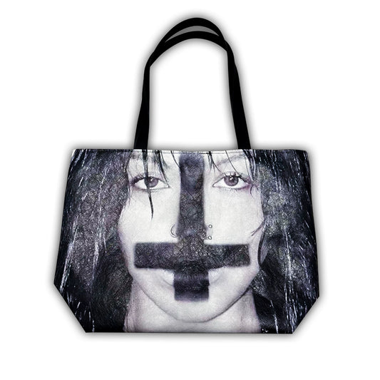B0RN1NH3LL Portrait Tyvek Tote